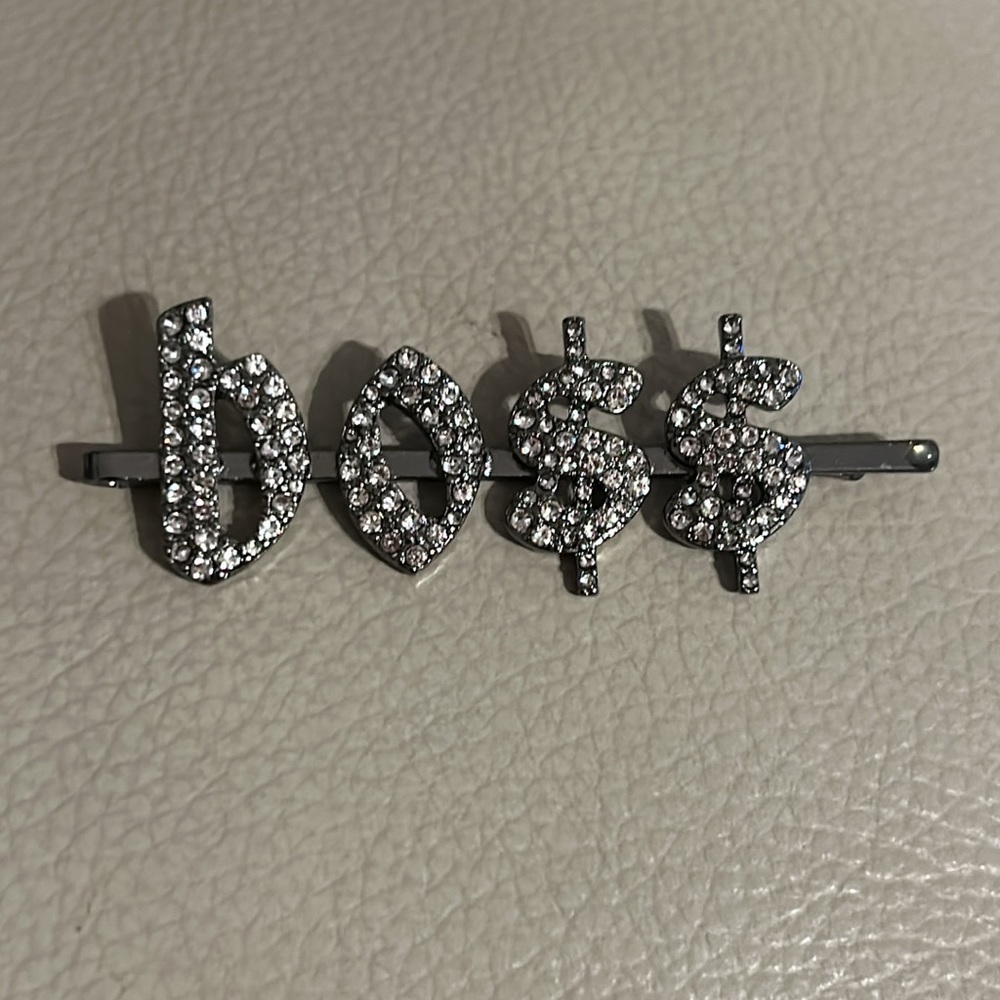Kitsch x Justine Marjan BO$$ Rhinestone Bobby Pin